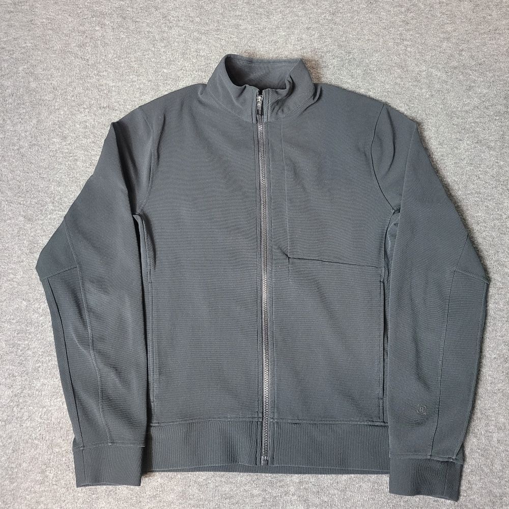 Lululemon Jacket Mens Size M Full Zip Black Stretch Sojourn Casual